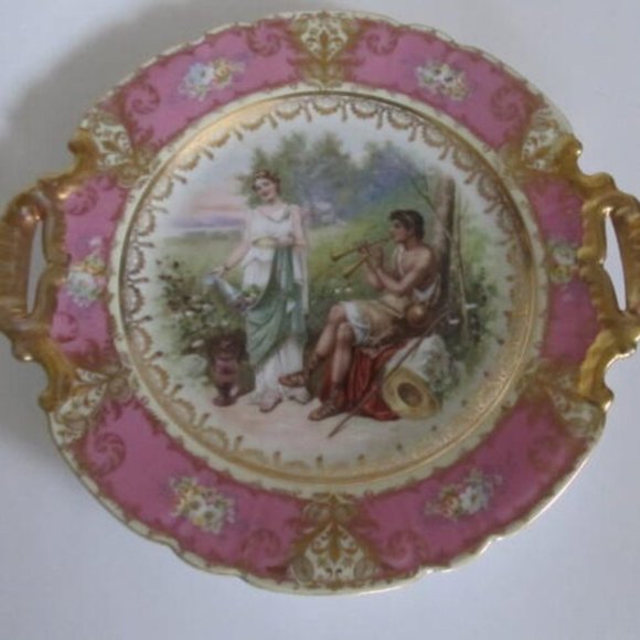 Lovely Victoria Portrait Plate Fancy Cake Plates Plates for Walls Cabinet plates - Picture 1 of 4